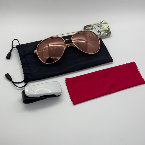 Panama Jack Sunglasses Rose Tone Frames and lenses with 3 Free Items. - Picture 6 of 9